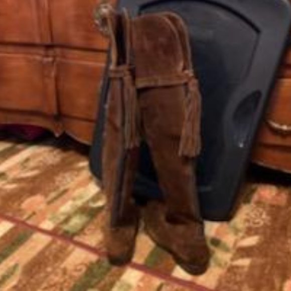 Frye Molly Suede Over the Knee Boot - Picture 5 of 14